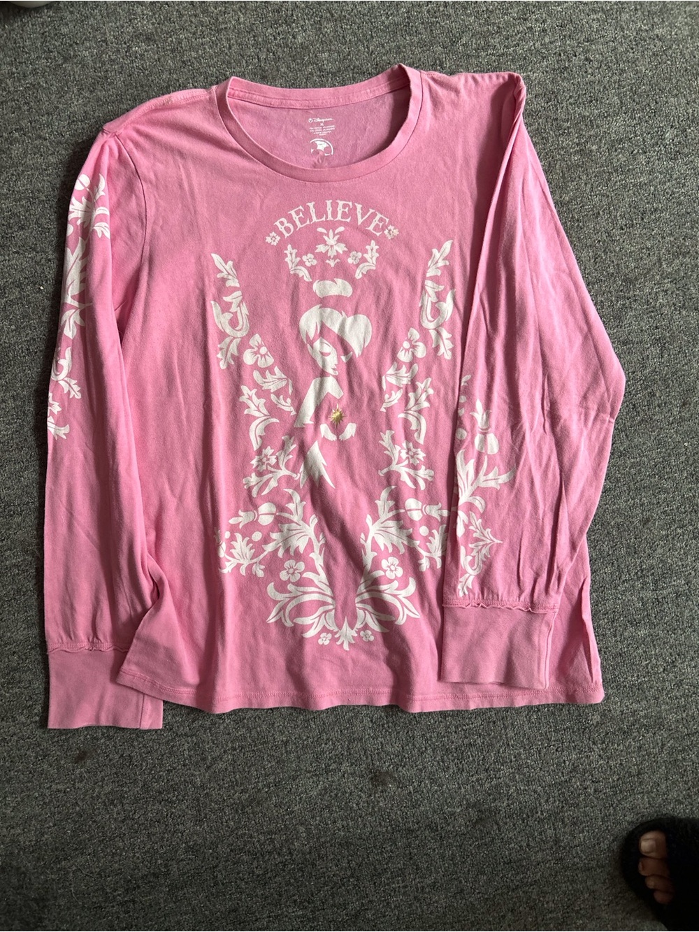Disney tinkerbell Long Sleeve Graphic Tee